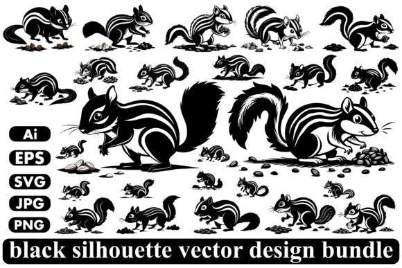 A Chipmunk Silhouette Vector Bundle Review