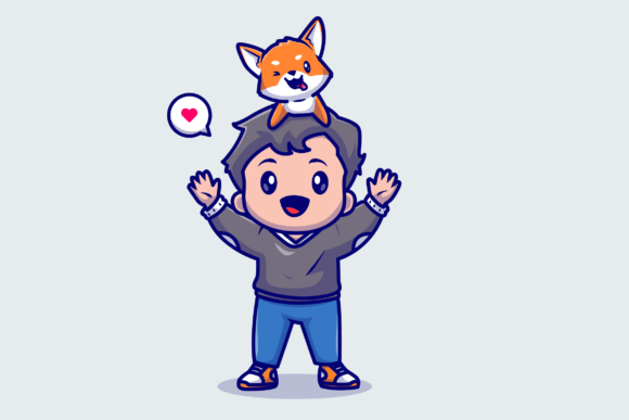 Cute Boy with Shiba Inu Embroidery Design Review