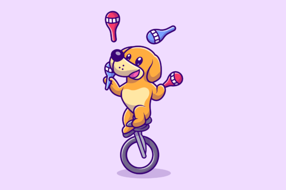 Cute Dachshund Dog Playing Pin Cartoon Review