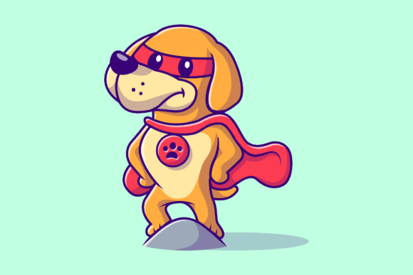 Cute Dachshund Dog Superhero Cartoon Review