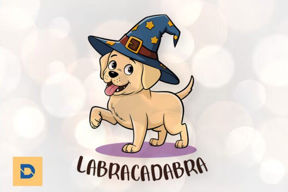 Labra-cadabra Cute Labrador Dog PNG Review