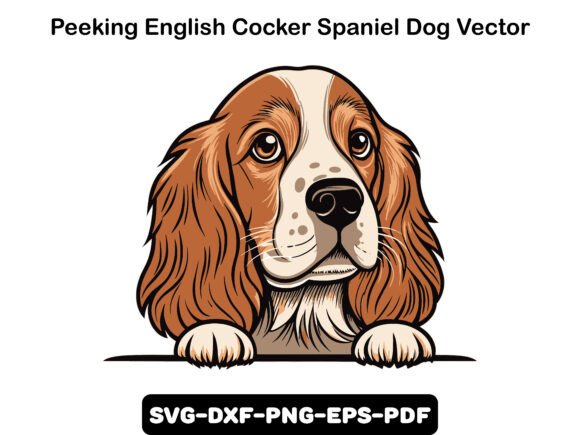 Peeking English Cocker Spaniel Dog Embroidery Review