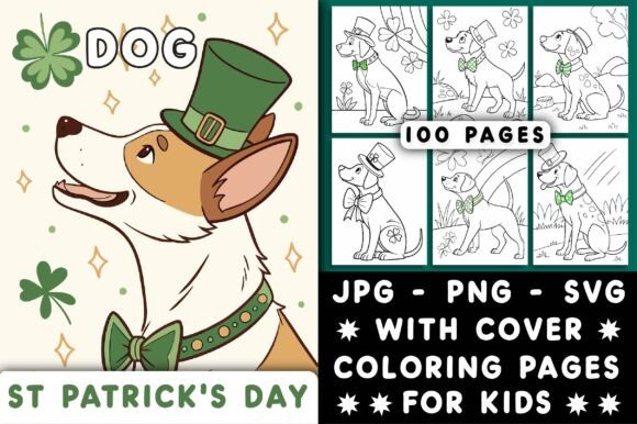 St. Patrick’s Day Dog Coloring Pages Review