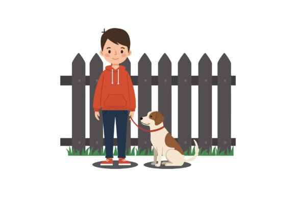 Young Boy with Dog Embroidery Design Review